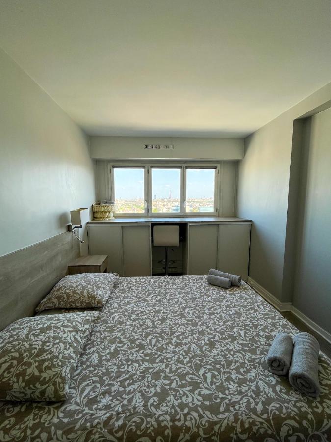 Vue Panoramique Sur Paris : Sublime Appartement Au Centre De Courbevoie Luaran gambar